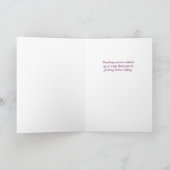 バセットハウンドドッグガーデングラジオラスが良くなる カード (内部)