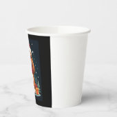 バセットハウンドドッグクリスマス服サンタハットドッグX 紙コップ (左)