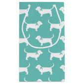 バセットハウンドドッグパピー スモールペーパーバッグ (裏面)