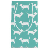 バセットハウンドドッグパピー スモールペーパーバッグ (正面)