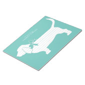 バセットハウンドドッグパピー ノートパッド (アングル)