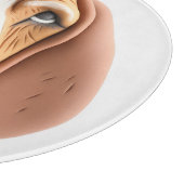 バセットハウンドドッグ3D インスパイア カッティングボード (角)