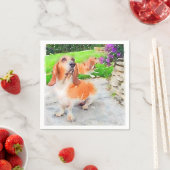 バセットハウンドナプキンス スタンダードカクテルナプキン (インサイチュ)