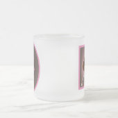 バセットハウンドバービーマグ フロストグラスマグカップ (中央)