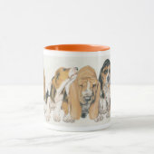 バセットハウンドパピーズ マグカップ (中央)