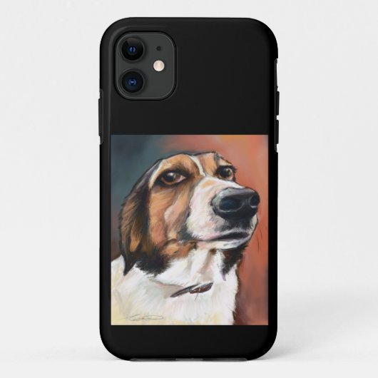 バセットハウンドビーグルドッグ Case-Mate iPhoneケース (裏面)