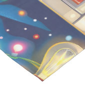 バセットハウンドホリデーベーキング:フェスティバルクリスマス テーブルクロス (アングル)