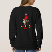 バセットハウンドラバーズ クリスマス スウェットシャツ (裏面)