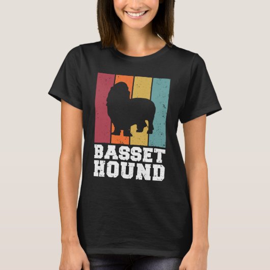 バセットハウンドヴィンテージ1 Tシャツ (正面)
