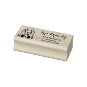 バセットハウンド差出人住所、ドッグブリード ラバースタンプ (スタンプ)