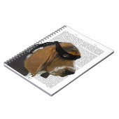 バセットハウンド忍者 ノートブック (左側)