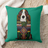 バセットハウンド愛の玉 クッション (ブランケット)