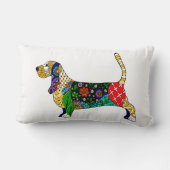 バセットハウンド枕 ランバークッション (裏面)