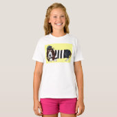 バセットハウンド泥棒 Tシャツ (正面フル)