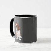 バセットハウンド犬のマグ マグカップ (正面左)