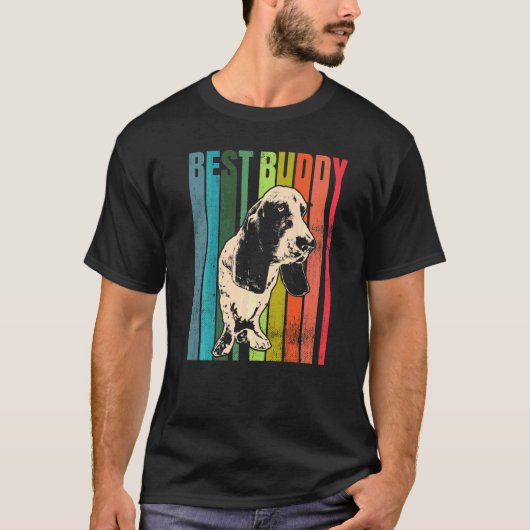 バセットハウンド犬種 11 Tシャツ (正面)