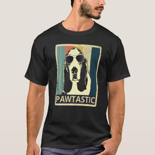 バセットハウンド犬種 26 Tシャツ (正面)