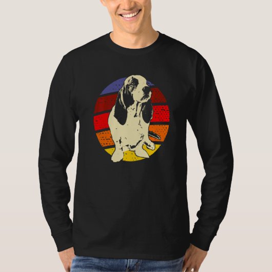 バセットハウンド犬種 30 Tシャツ (正面)
