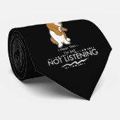 バセットハウンド犬-私がどうしても聞いていないことを聞いて下さい ネクタイ (ロール)