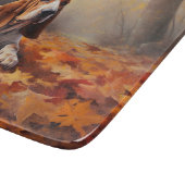 バセットハウンド紅葉秋インスパイア カッティングボード (角)