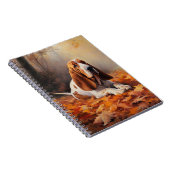 バセットハウンド紅葉秋インスパイア ノートブック (右側)