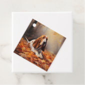 バセットハウンド紅葉秋インスパイア フェイバータグ (インサイチュ)