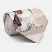 バセットハウンド絵画ズ – かわいいオリジナルドッグアート ネクタイ (ロール)