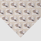 バセットハウンド絵画ズ – かわいいオリジナルドッグアート 薄葉紙 (詳細)