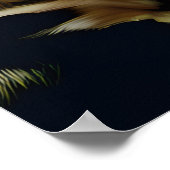 バセットハウンド遊ズトランプのポーカーヴィンテージポートレート ポスター (角)