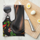 バセットハウンド キッチンタオル (四つ折り)