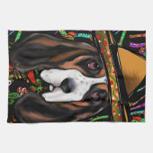 バセットハウンド キッチンタオル (横)