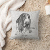 バセットハウンド クッション (ブランケット)