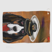 バセットハウンド ゴルフタオル (横)