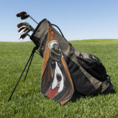 バセットハウンド ゴルフタオル (グリーン)