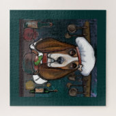 バセットハウンド ジグソーパズル (横)