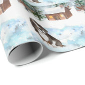 バセットハウンド（トリ）ラッピング紙 ラッピングペーパー (ロールコーナー)