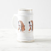 バセットハウンド ビールジョッキ (正面左)