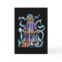 バセットハウンド&ボウズ – プレーンカード