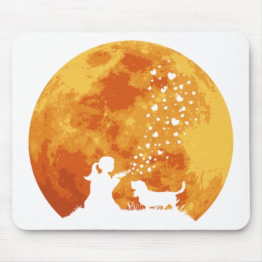 バセットハウンド マウスパッド (正面)