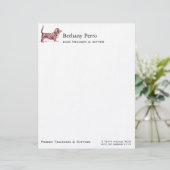 バセットハウンド レターヘッド (スタンド正面)