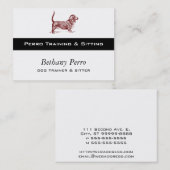 バセットハウンド 名刺 (正面/裏面)