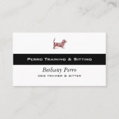 バセットハウンド 名刺 (正面)