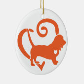 バセットハウンド[9] セラミックオーナメント (右)