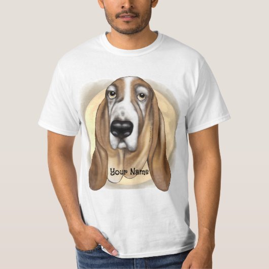 バセットハウンド Tシャツ (正面)