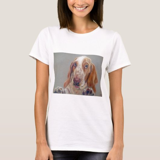 バセットハウンド Tシャツ (正面)