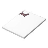 バセットハウンドBFF ノートパッド (回転)