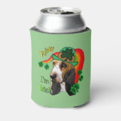 バセットハウンドSaint patricks day 缶クーラー (缶裏面)
