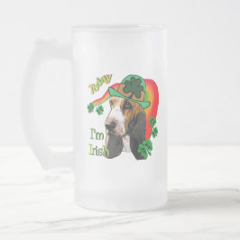 バセットハウンドSt patricks day コーヒーマグカップ
