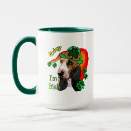 バセットハウンドSt patricks day マグカップ