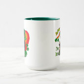 バセットハウンドSt patricks day マグカップ (中央)